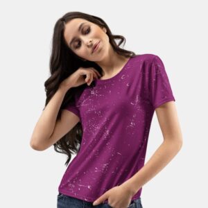 Atelier Hikari Signature Pattern Tee – Purple