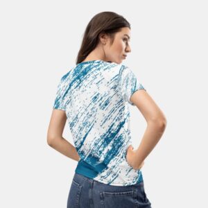 Blue Marble All-Over Print Women’s Tee