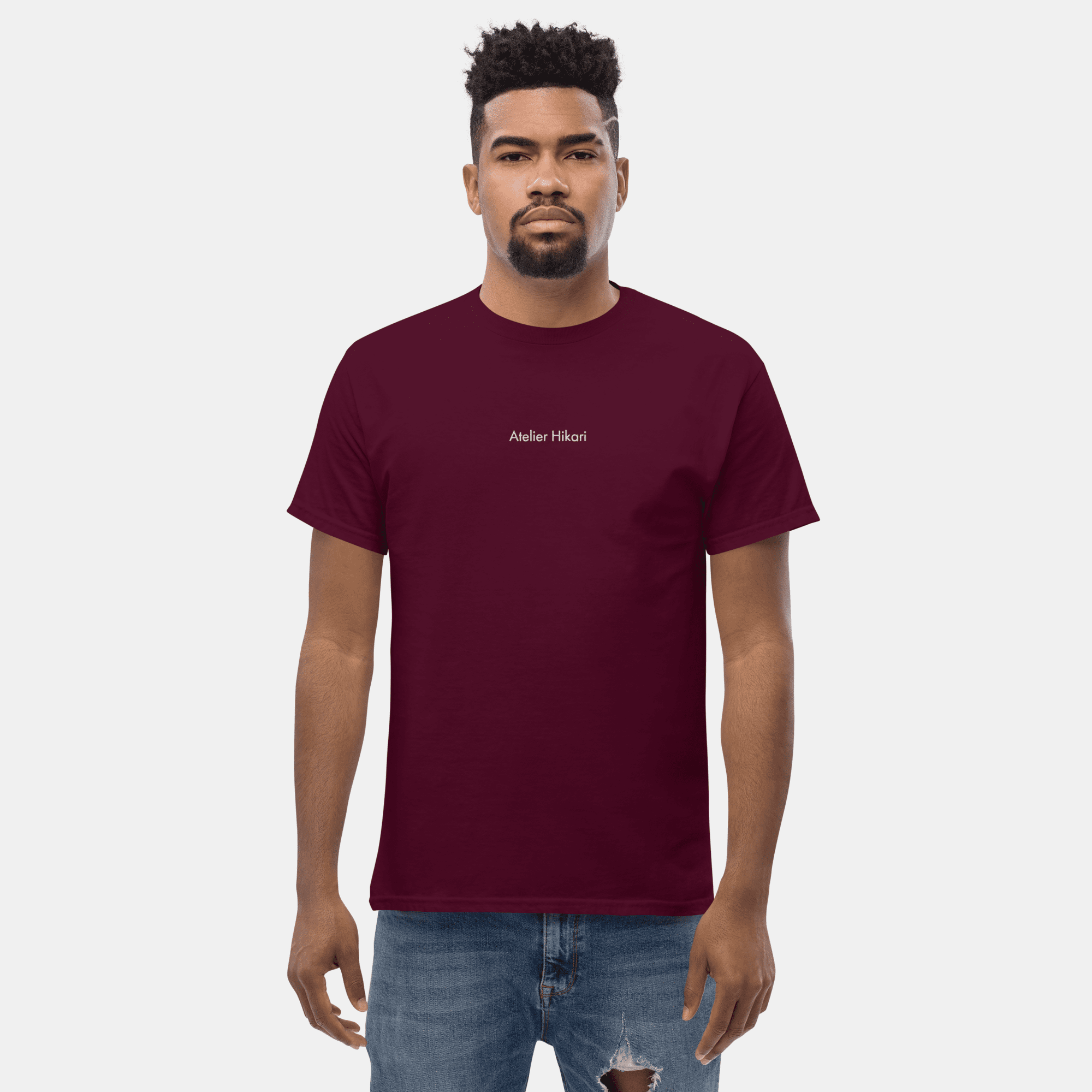 unisex-classic-tee-maroon-front-6a12c69d1d99b.png
