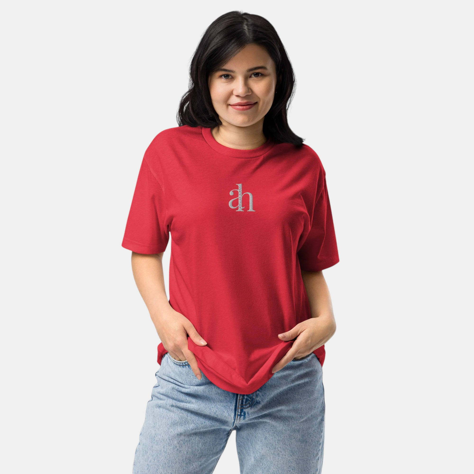 unisex-cvc-t-shirt-red-front-6a1988edb2f4b