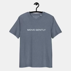 Move Gently Statement Organic Cotton T‑Shirt